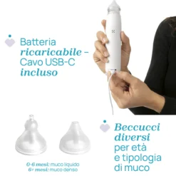 Aspiratore nasale elettrico Physioclean