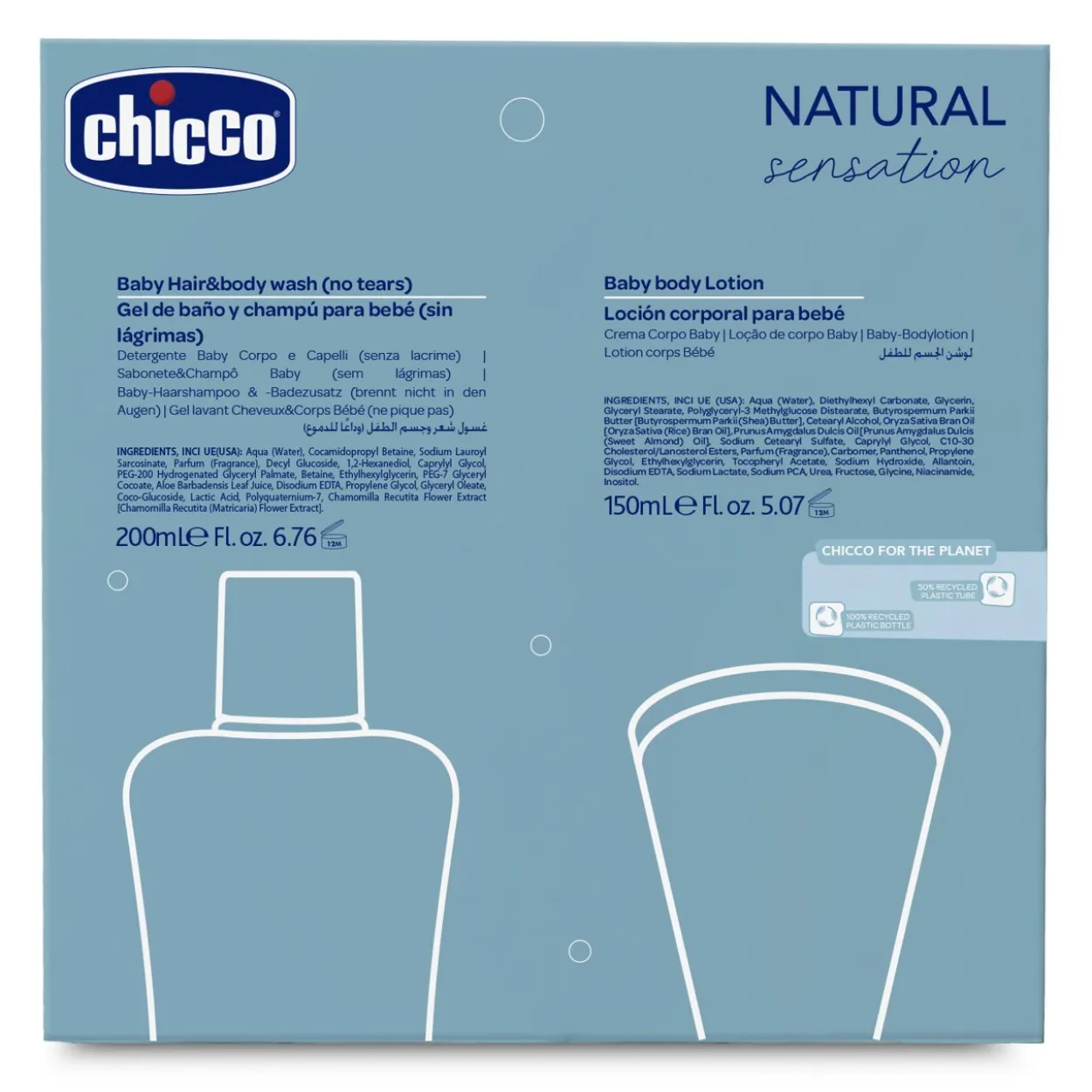 Baby Cosmetic Set Natural Sensation - Daily Care