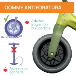 Balance Bike Green Hopper