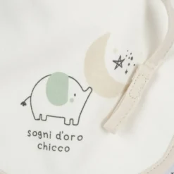 Bavaglino con laccetto porta succhietto