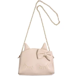 Borsa rosa con fiocco