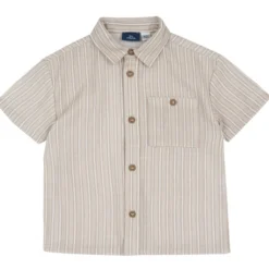 Camicia manica corta rigata