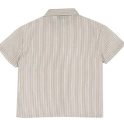 Camicia manica corta rigata