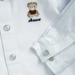 Camicia manica lunga con papillon