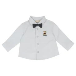Camicia manica lunga con papillon