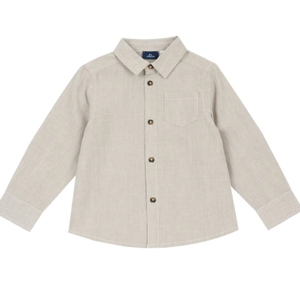 Camicia manica lunga rigata