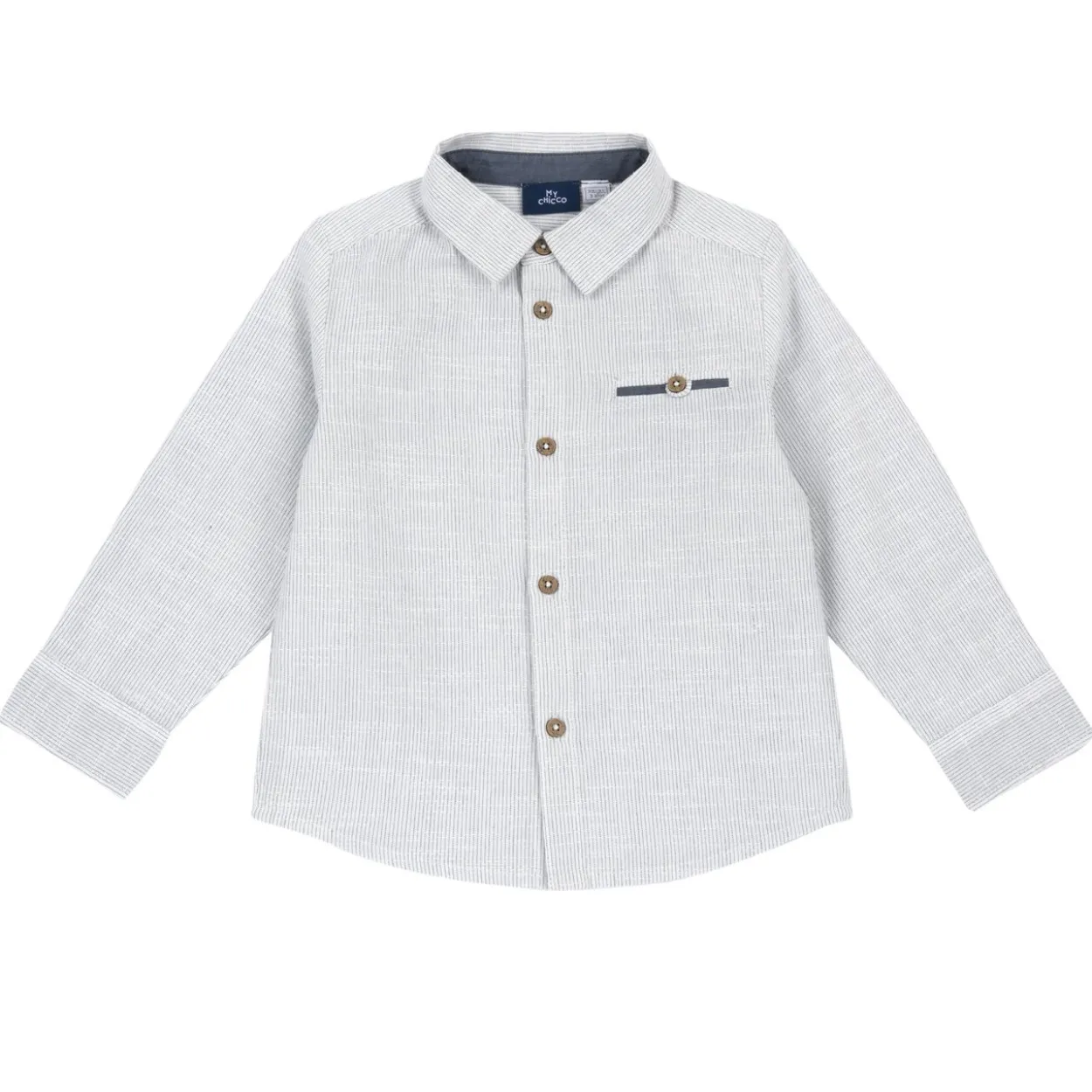 Camicia manica lunga rigata