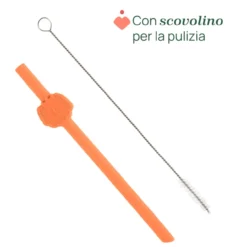 Cannucce in silicone - 6pcs