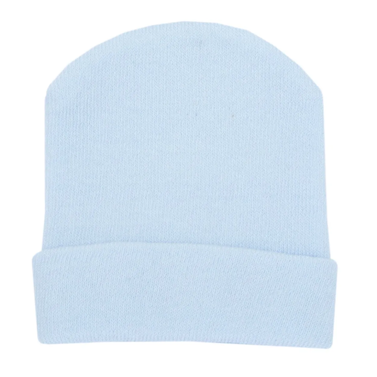 Cappello in maglia con risvolto