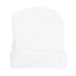 Cappello in maglia con risvolto