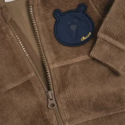 Cardigan aperto con zip e cappuccio