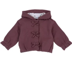 Cardigan con cappuccio