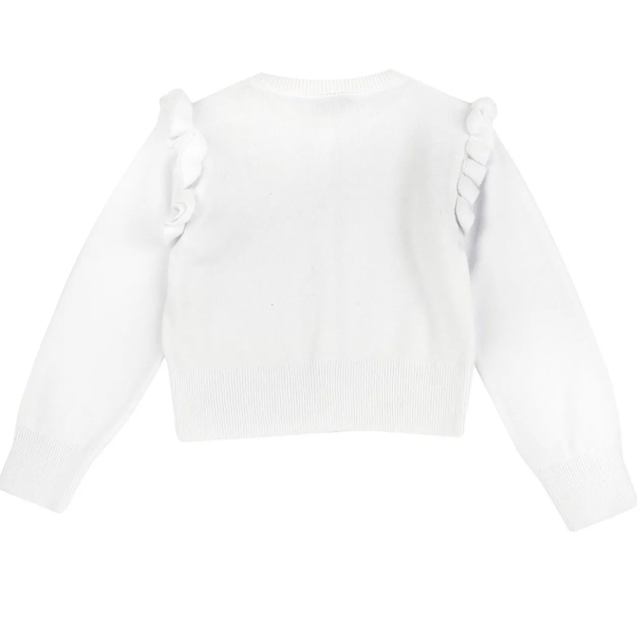 Cardigan con rouches