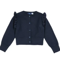 Cardigan con rouches