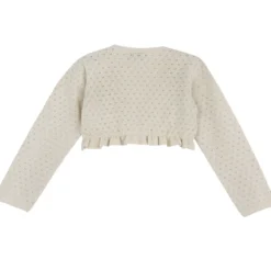 Cardigan corto scollo a V
