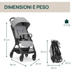 Chicco WE 2, Passeggino Aereo e Viaggio