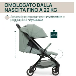 Chicco WE 2, Passeggino Aereo e Viaggio