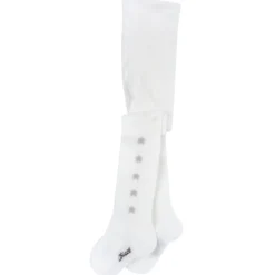 Collant jacquard con dettagli effetto luminoso