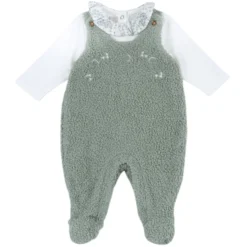 Completo body con salopette lunga
