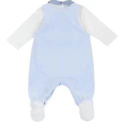 Completo body con salopette lunga