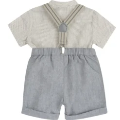Completo camicia manica corta e pantaloni corti