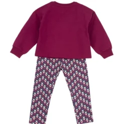 Completo felpa con leggings
