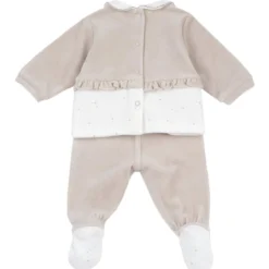 Completo maglia e pantaloni con piedini