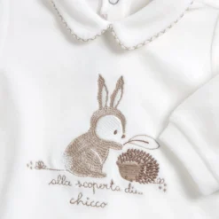 Completo maglia e pantaloni con piedini