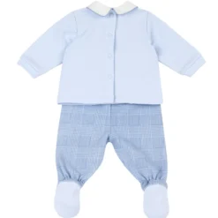 Completo maglia e pantaloni con piedini