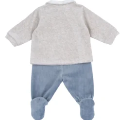 Completo maglia e pantaloni con piedini