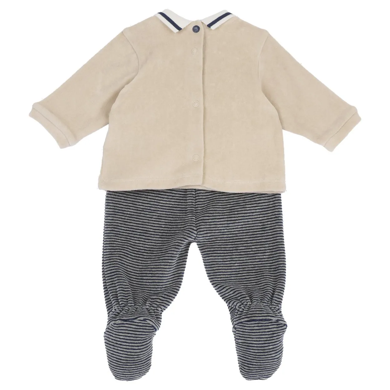 Completo maglia e pantaloni con piedini