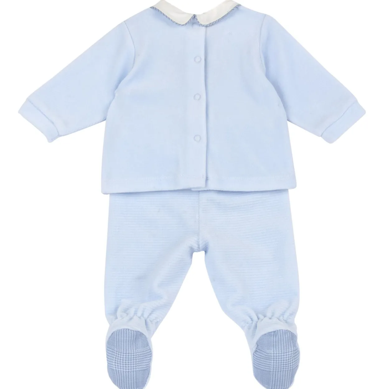 Completo maglia e pantaloni con piedini
