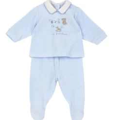 Completo maglia e pantaloni con piedini
