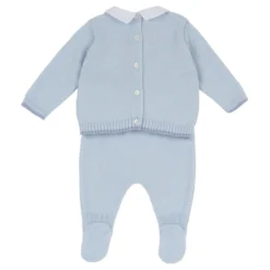 Completo maglia e pantaloni con piedini