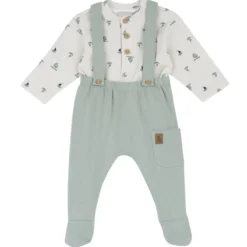 Completo maglia e pantaloni con piedini