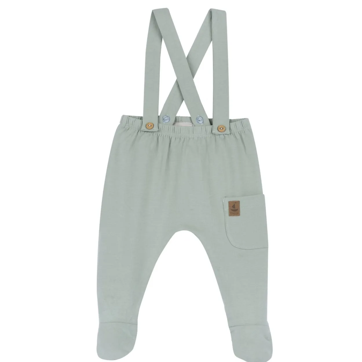 Completo maglia e pantaloni con piedini