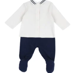 Completo maglia e pantaloni con piedini