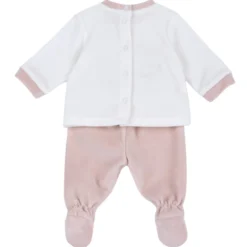 Completo maglia e pantaloni con piedini