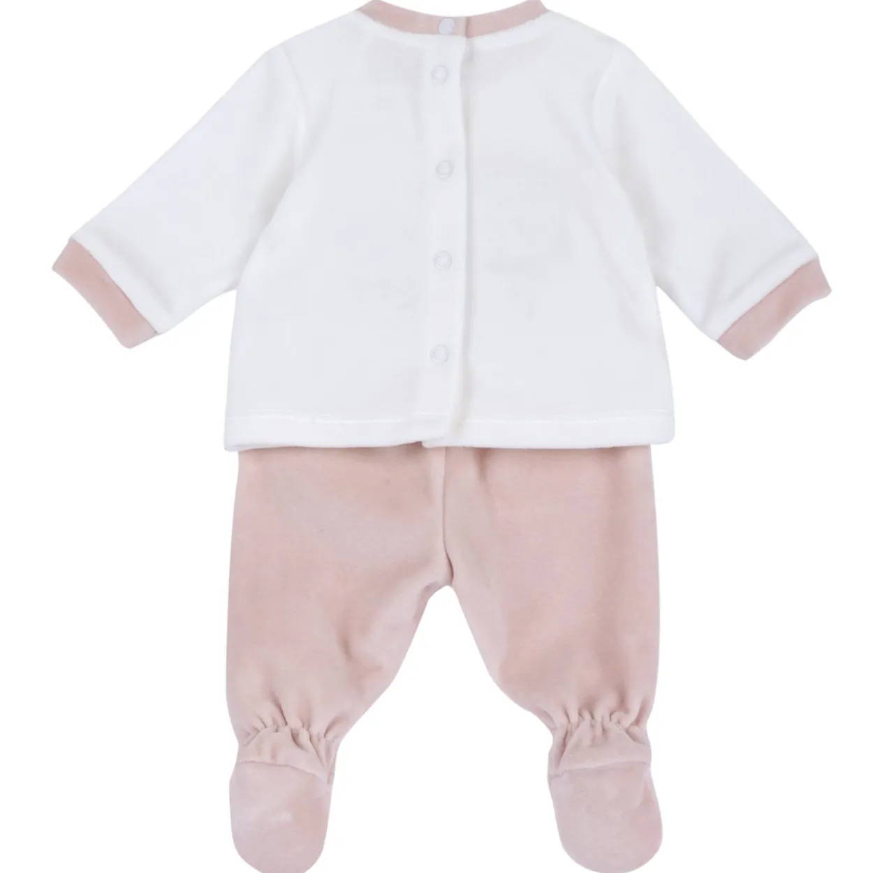 Completo maglia e pantaloni con piedini