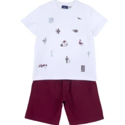 Completo maglietta con pantaloni corti