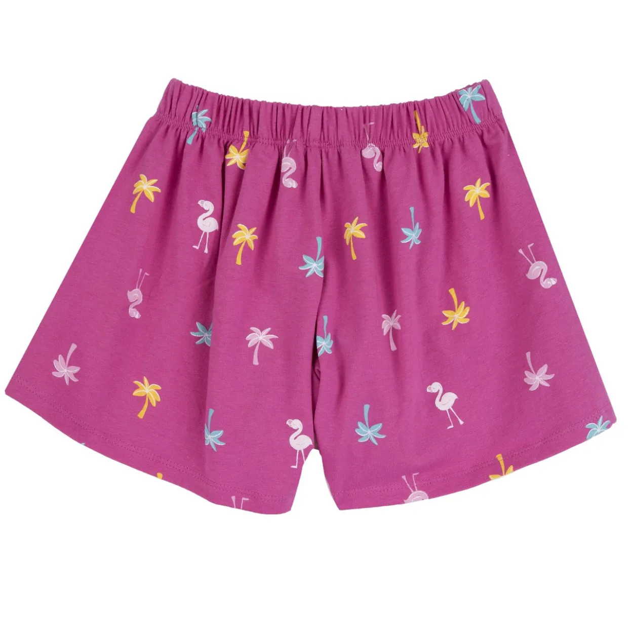 Completo maglietta con pantaloni corti fantasia