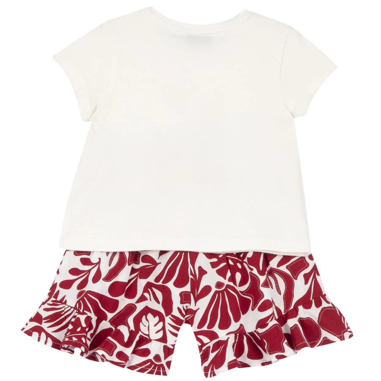 Completo maglietta con pantaloni corti stampati