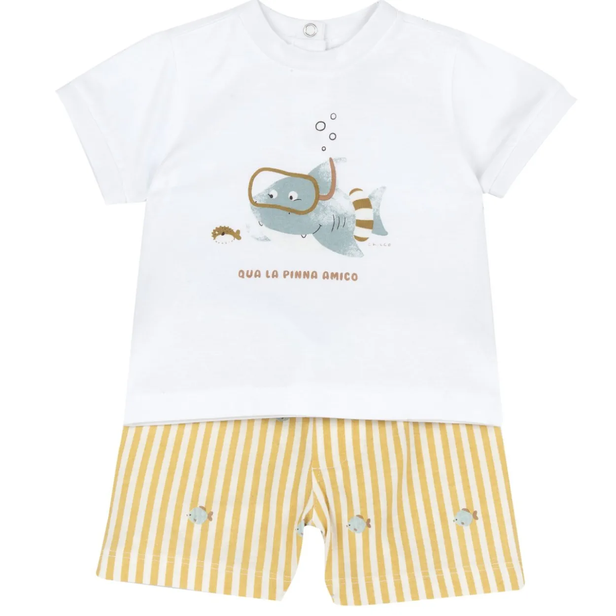 Completo maglietta manica corta con pantaloni corti