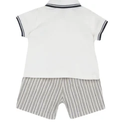 Completo polo manica corta con pantaloni corti