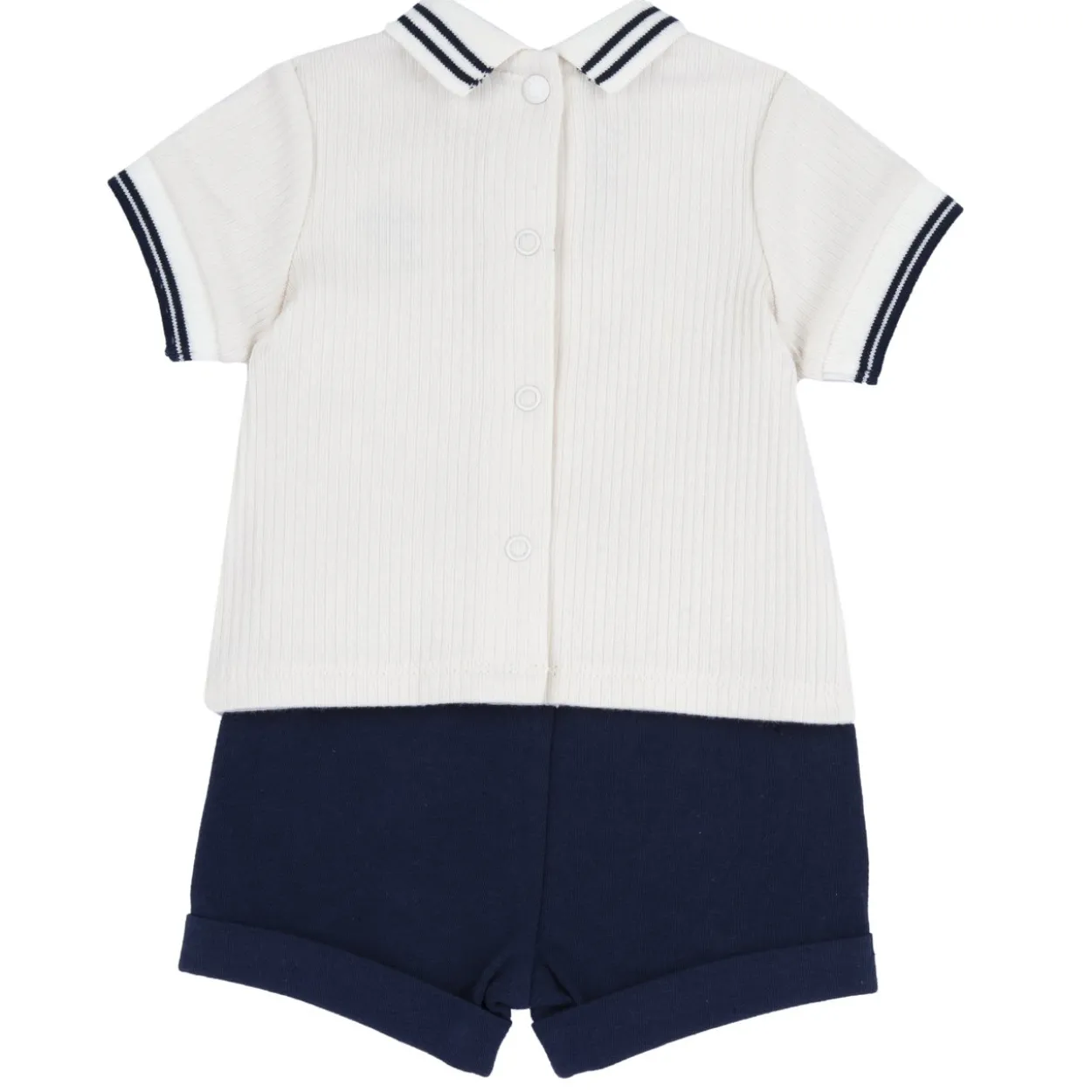 Completo polo manica corta con pantaloni corti