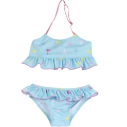 Costume due pezzi con stampa fantasia