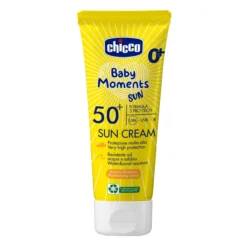 Crema Solare SPF 50+. Protezione molto alta.