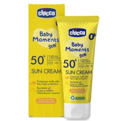 Crema Solare SPF 50+. Protezione molto alta.