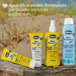 Crema Solare SPF 50+. Protezione molto alta.