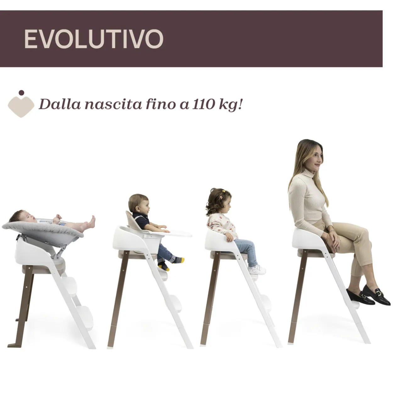 Crescendo Up sedia evolutiva